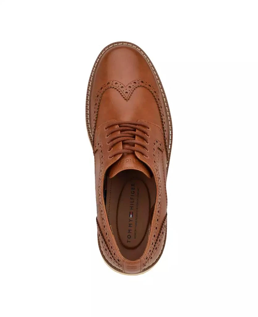 Tommy Hilfiger Men's Trenity Wingtip Casualized Oxfords 5
