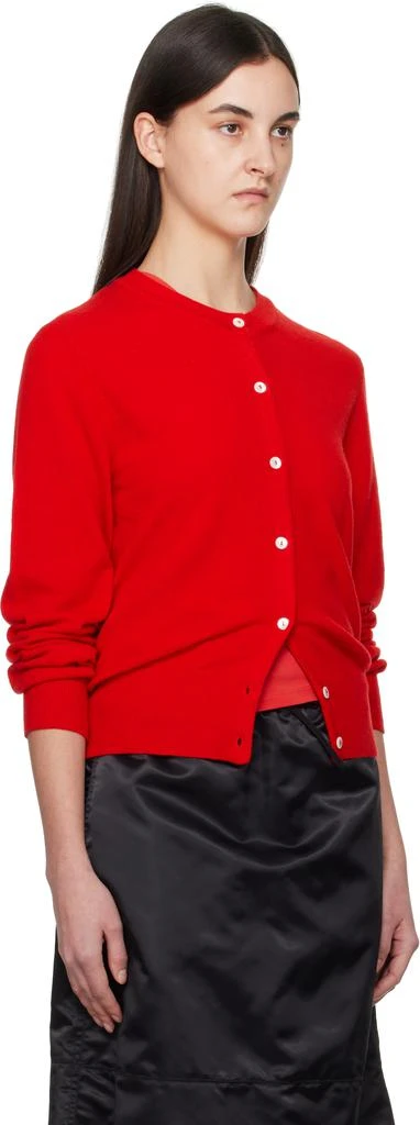 Nothing Written Red Emitt Wool Round Cardigan 2