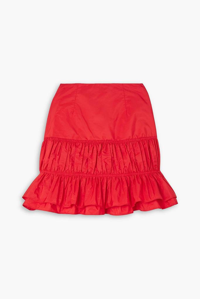 Molly Goddard Carol tiered ruffled taffeta mini skirt