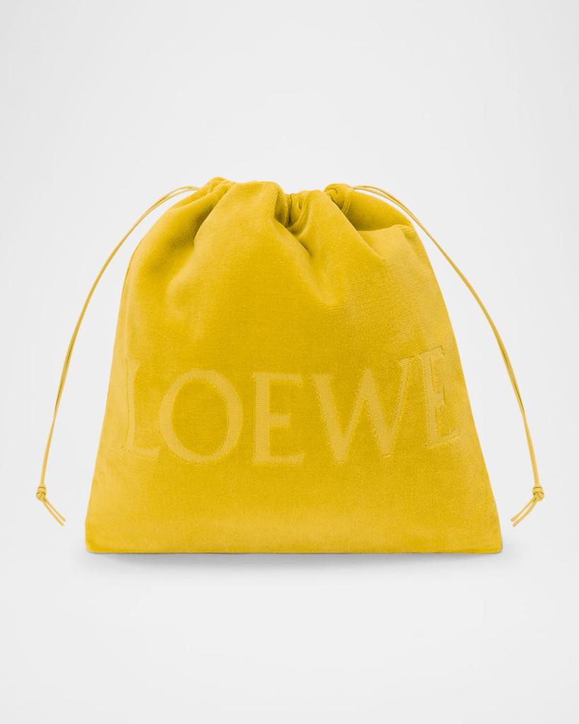 クラウディ　美品　Eco Fur Drawstring Bag YELLOW Chain faux fur handbag JW Anderson Yellow in Faux fur - 59133876