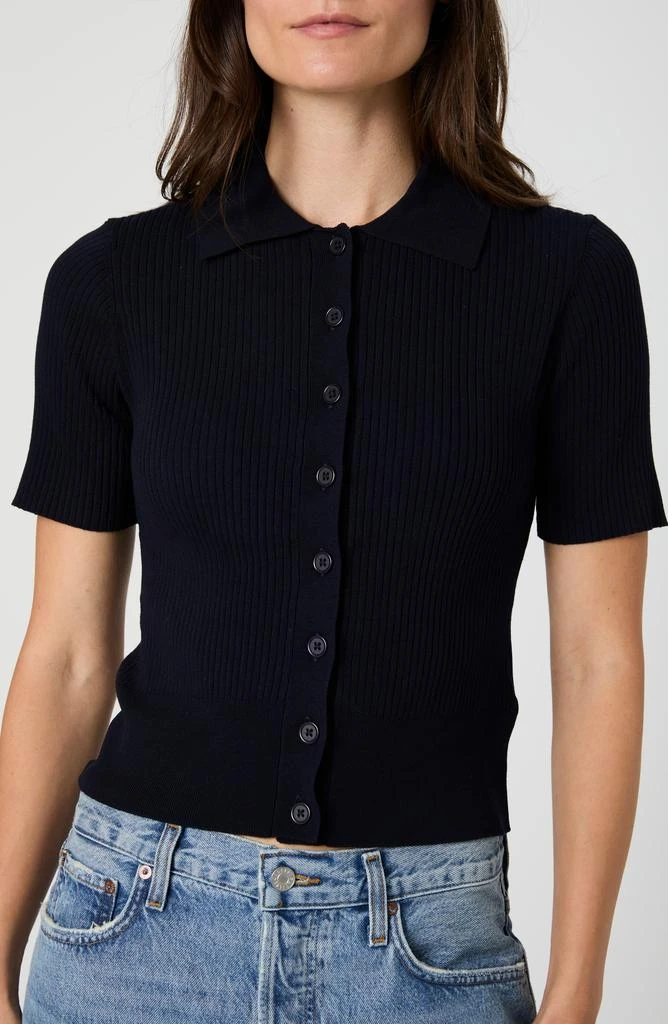 French Connection Alonzo Ribbed Button Up Cardigan 3