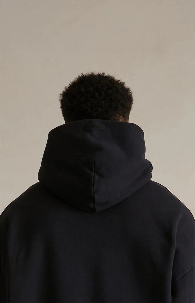 Essentials Black Heavy Fleece Hoodie 5