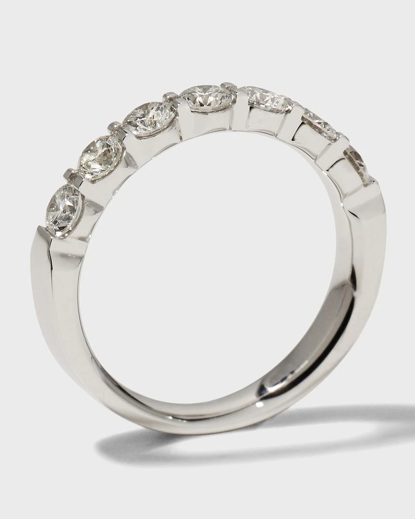 Memoire Platinum 7 Round Diamond Ring, Size 6.5, 1.04-1.16tcw 5