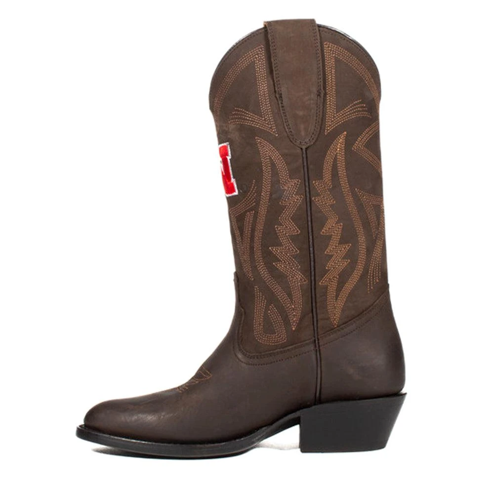Gameday Boots University of Nebraska Embroidered Round Toe Pull On Cowboy Boots 3