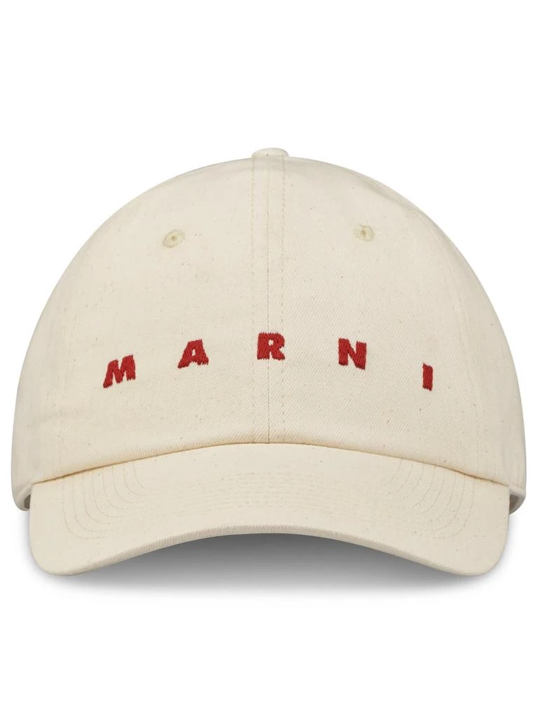 Marni Marni Logo Embroidered Cap 1