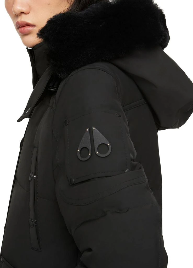MOOSE KNUCKLES Onyx anguille puffer jacket shearling 4