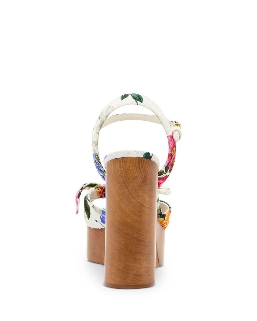 Dolce & Gabbana Women's Knotted Platform Sandals 5