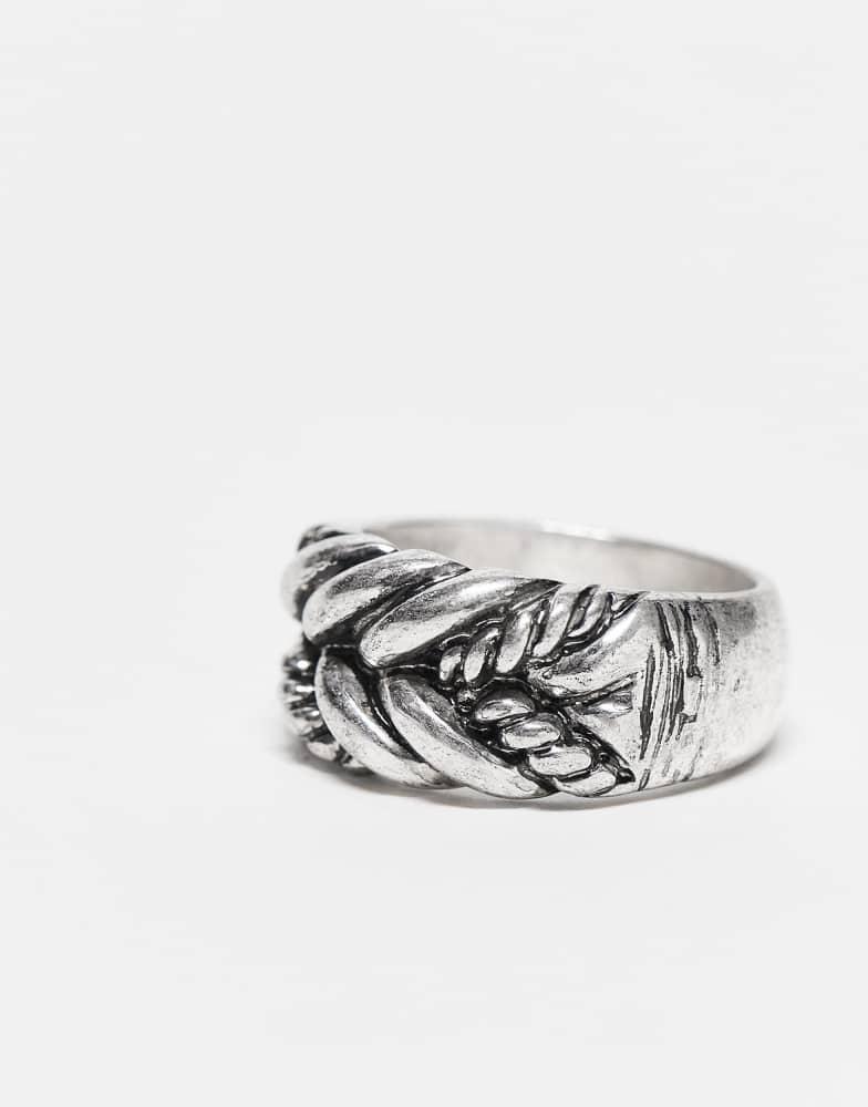 CLASSICS 77 Classics 77 plaited band ring in silver