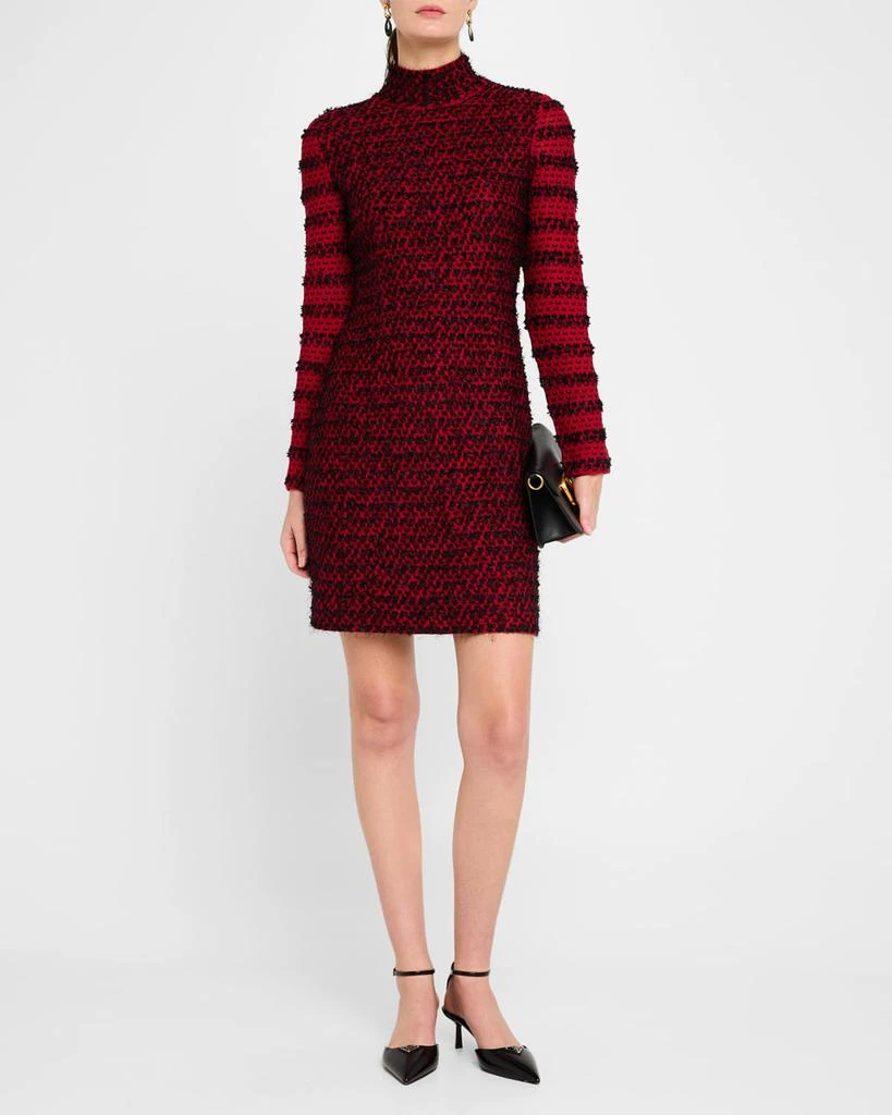 Misook Two-Toned Eyelash Knit Mini Dress 4