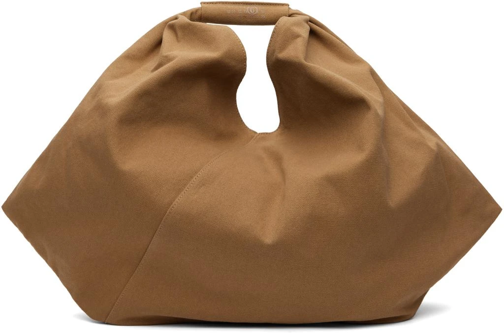 MM6 Brown Triangle Tote 1