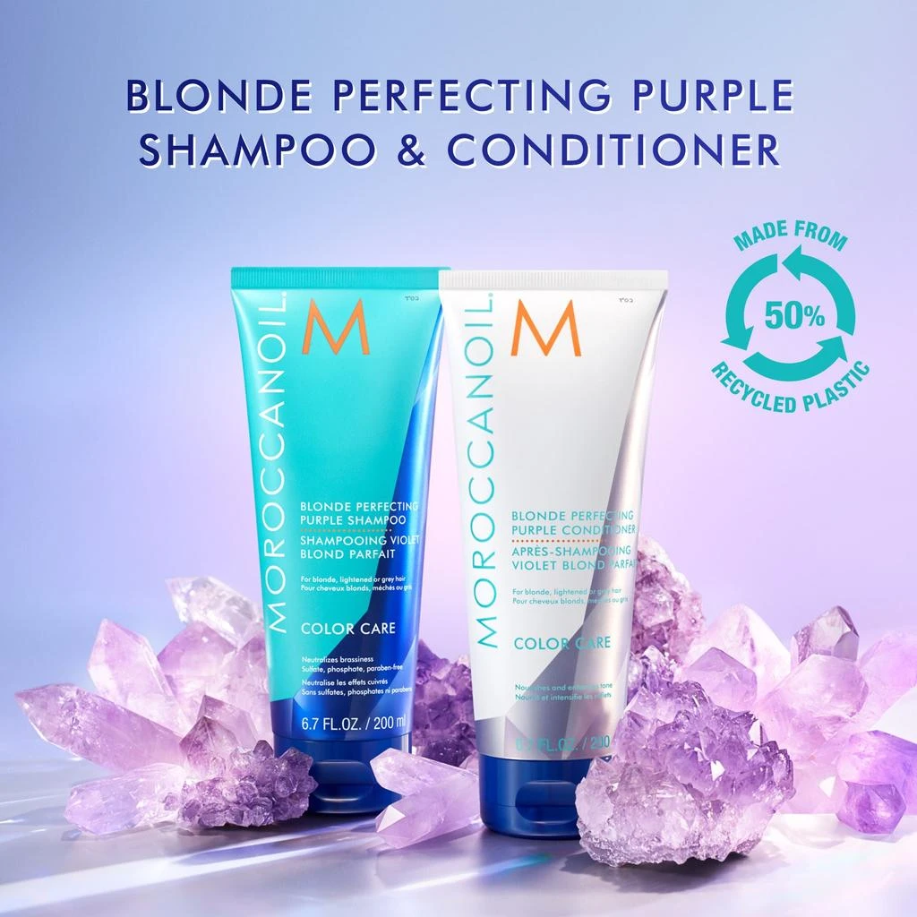 Moroccanoil Blonde Perfecting Purple Conditioner 3