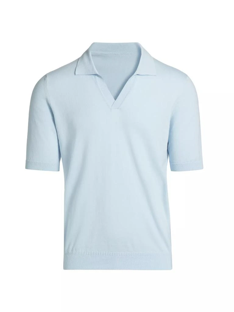 Saks Fifth Avenue COLLECTION Johnny Collar Polo 1