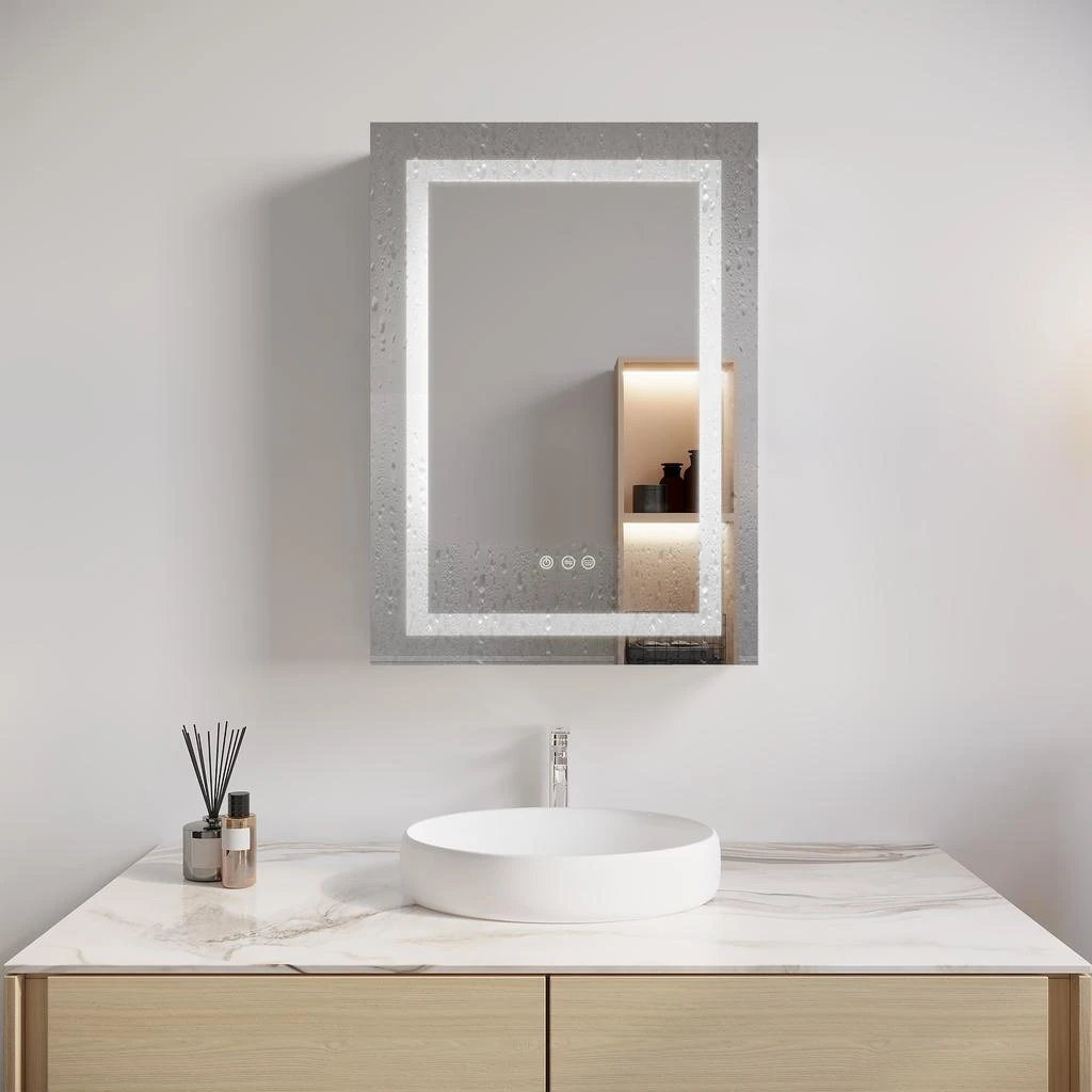Streamdale Furniture Streamdale LED Mirror Medicine Cabinet 6