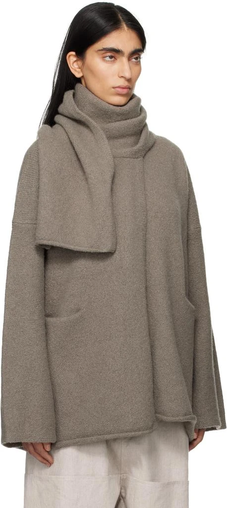 Lauren Manoogian Taupe Wrap Coat 2