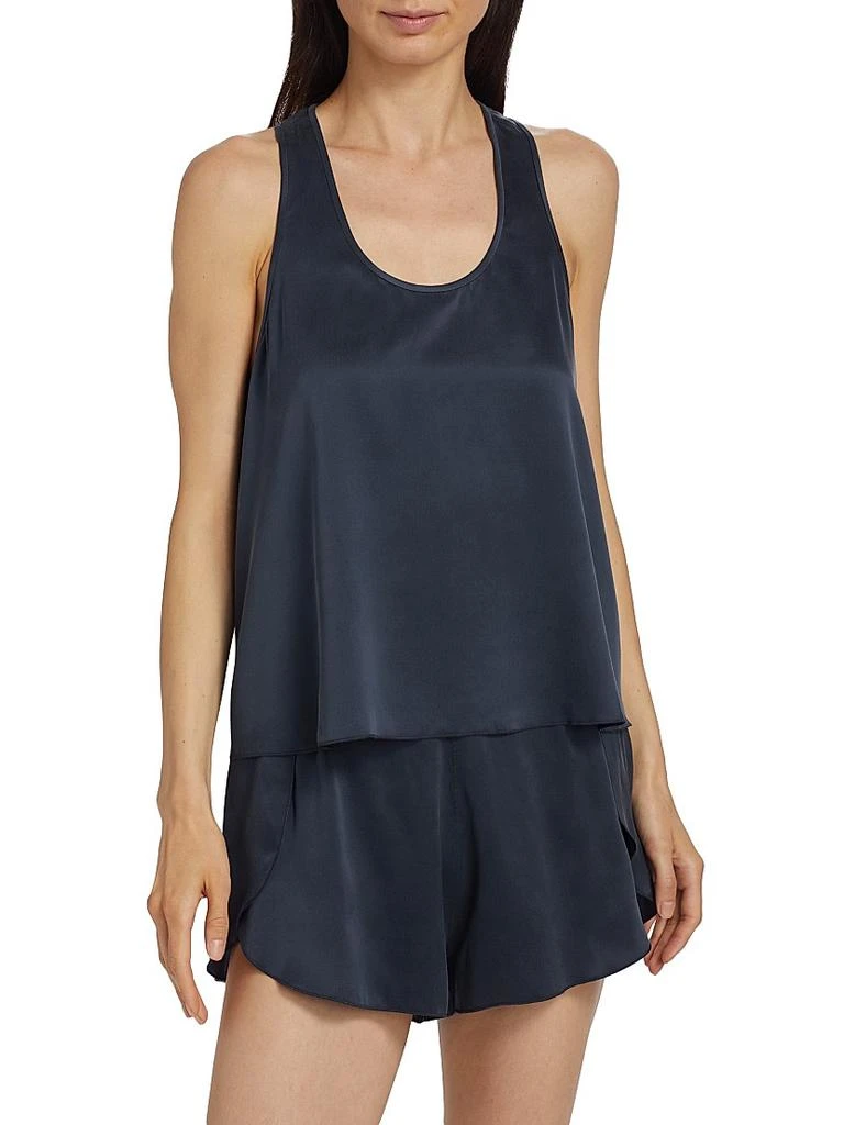 Lunya Washable Silk Tulip-Back Pajama Set 3