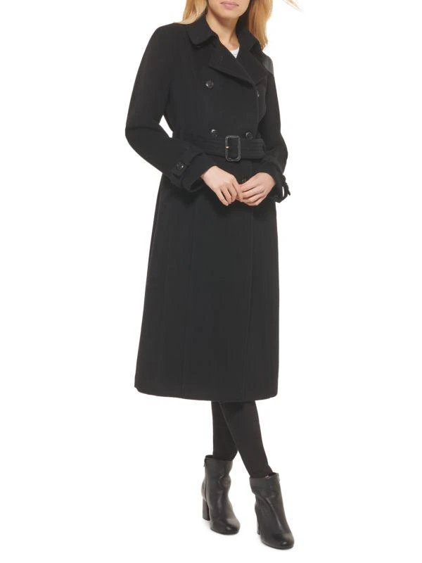 Shop Signature Slick Wool Blend Trench Coat on Sale at BeyondStyle