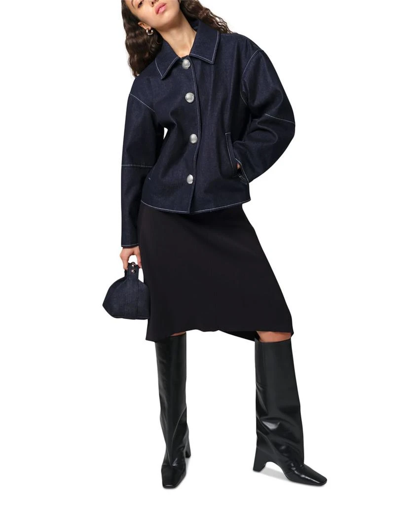 Apparis Indio Faux Leather Cropped Jacket 2