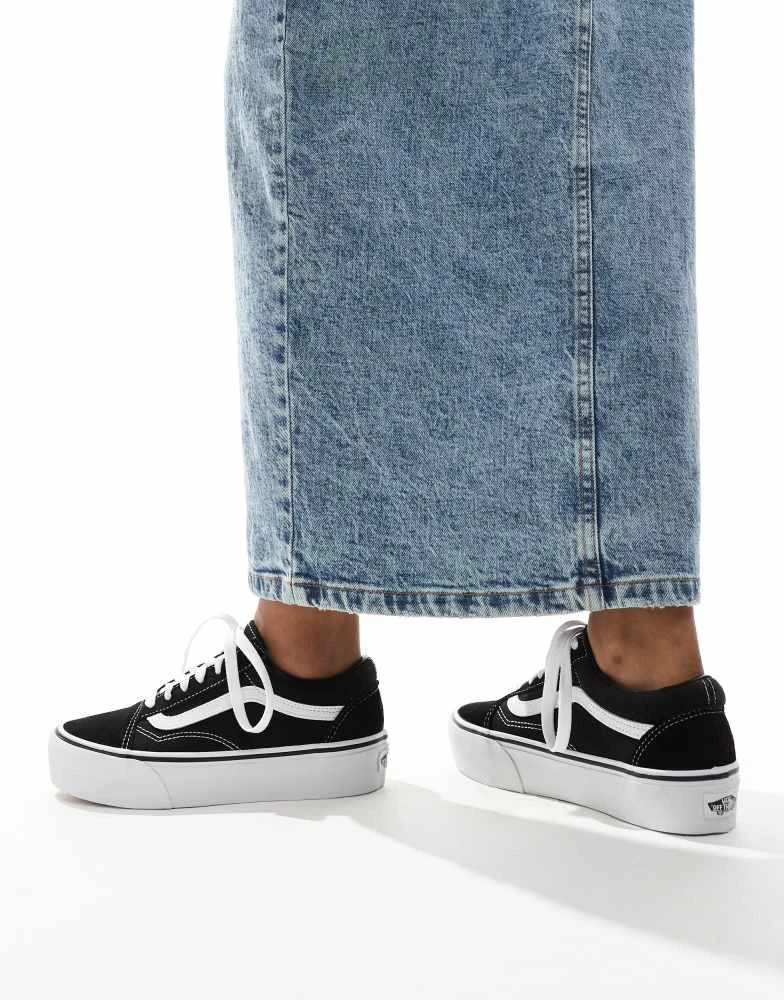 Vans Vans Old Skool Platform trainers in black 4