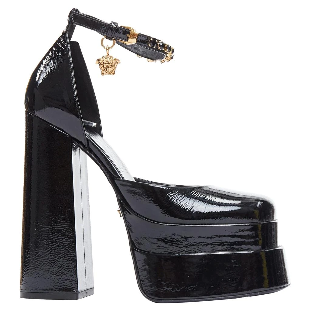 Versace Aevitas Patent Crystal Medusa Platform 1