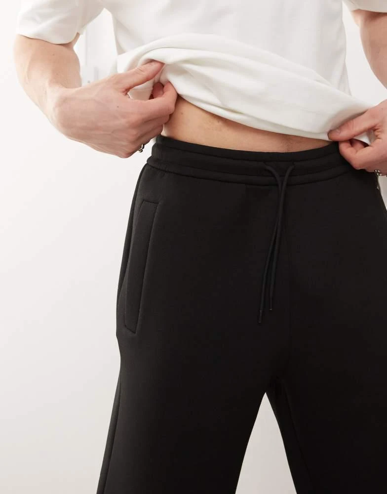Weekday Weekday Simon scuba joggers in black 3