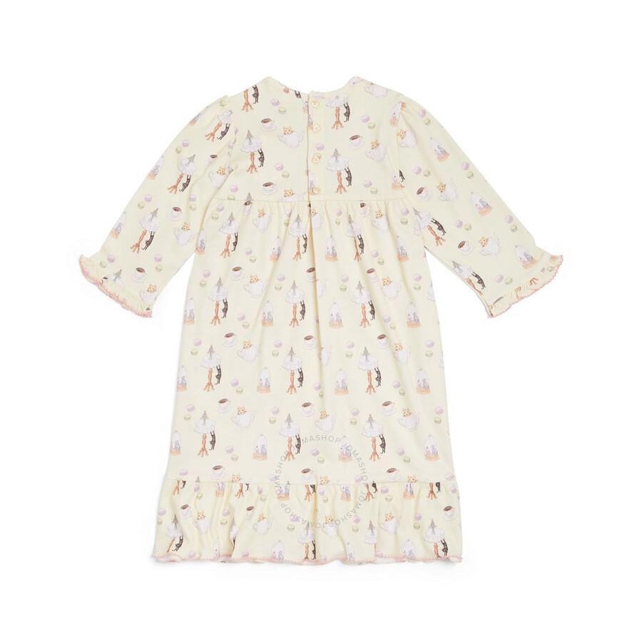 Marie Chantal Girls Kitten Tea Party Night Dress