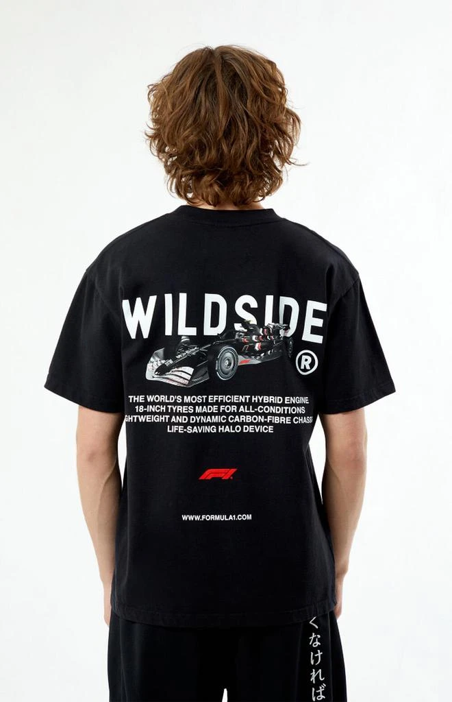 Formula 1 x Wildside Yohji Yamamoto x PacSun Black Legacy T-Shirt 1