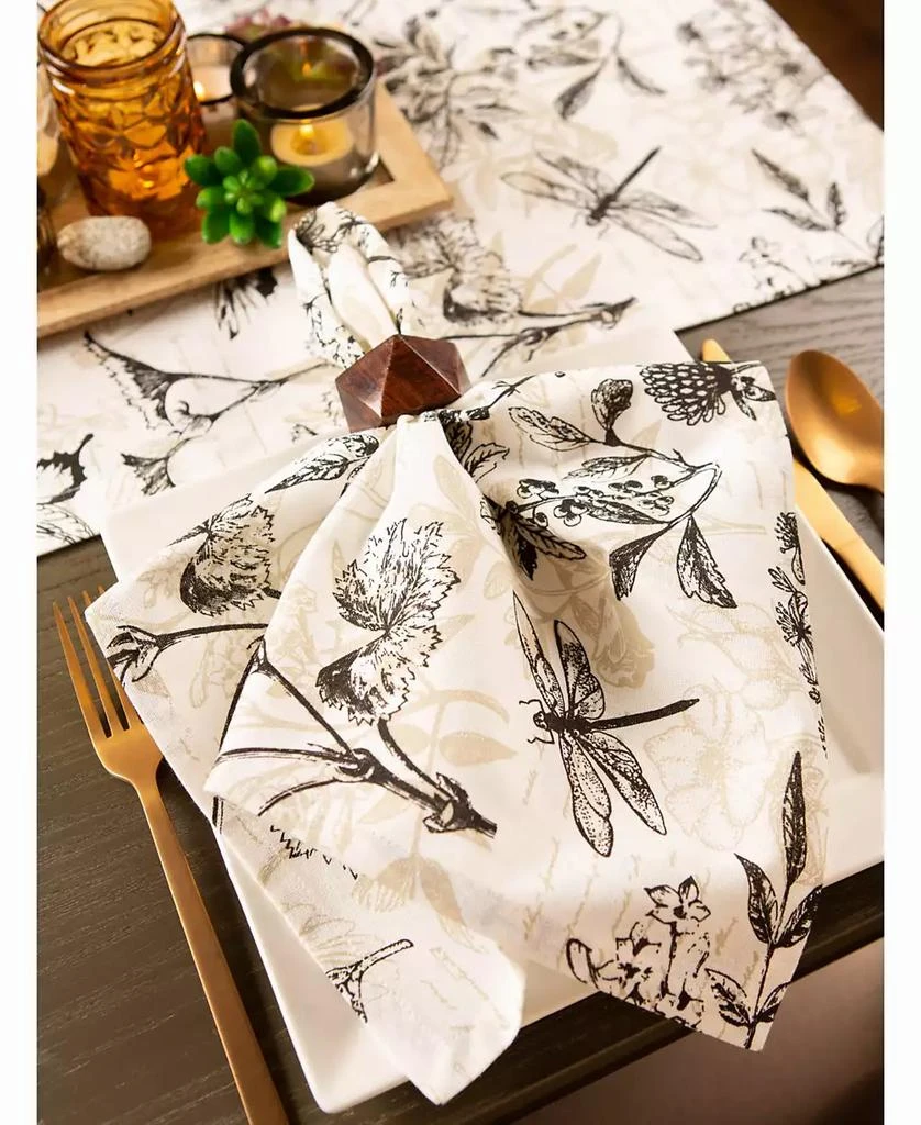Design Imports Botanical Print Table Runner 14" X 72"" 6