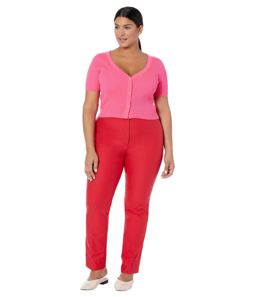 Elliott Lauren Como Stretch Cotton Front Pants with Hidden Elastic 4