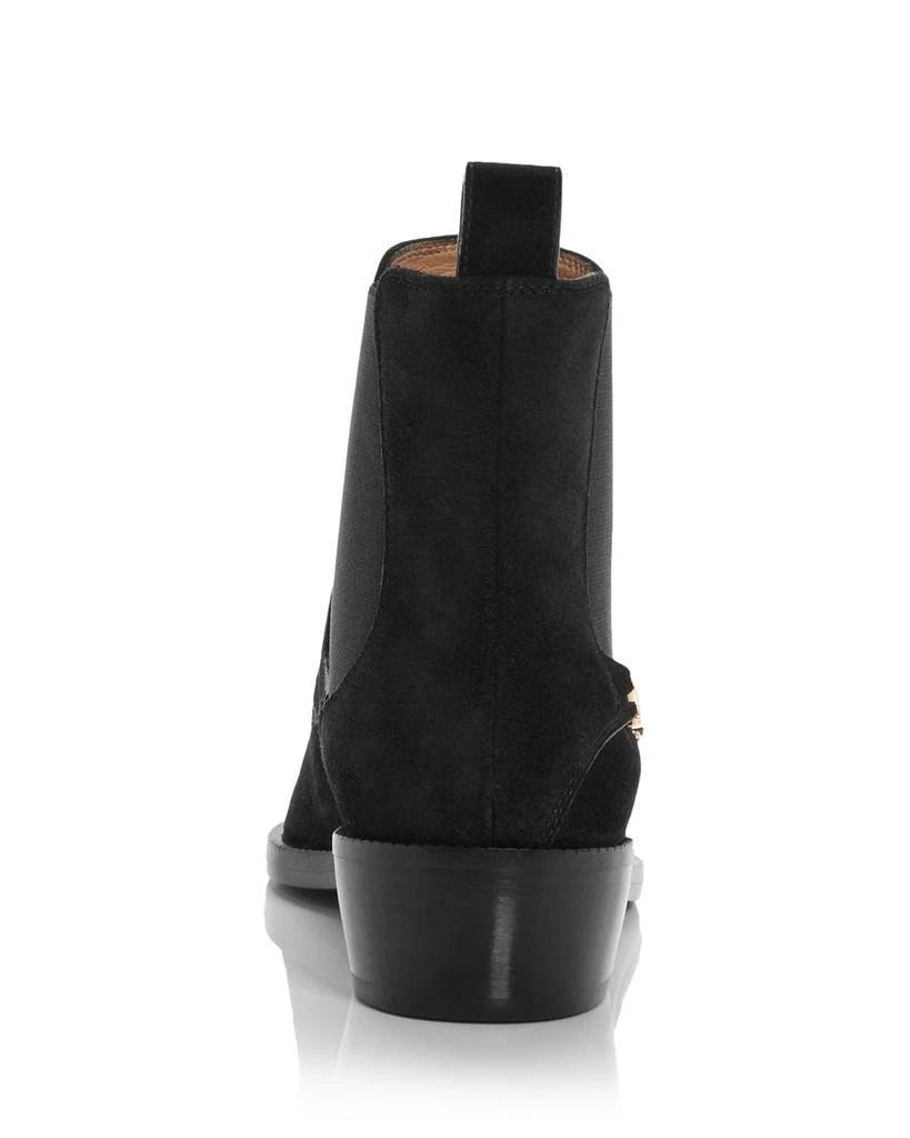 Salvatore Ferragamo Women
s F Buckle Chelsea Boots 4