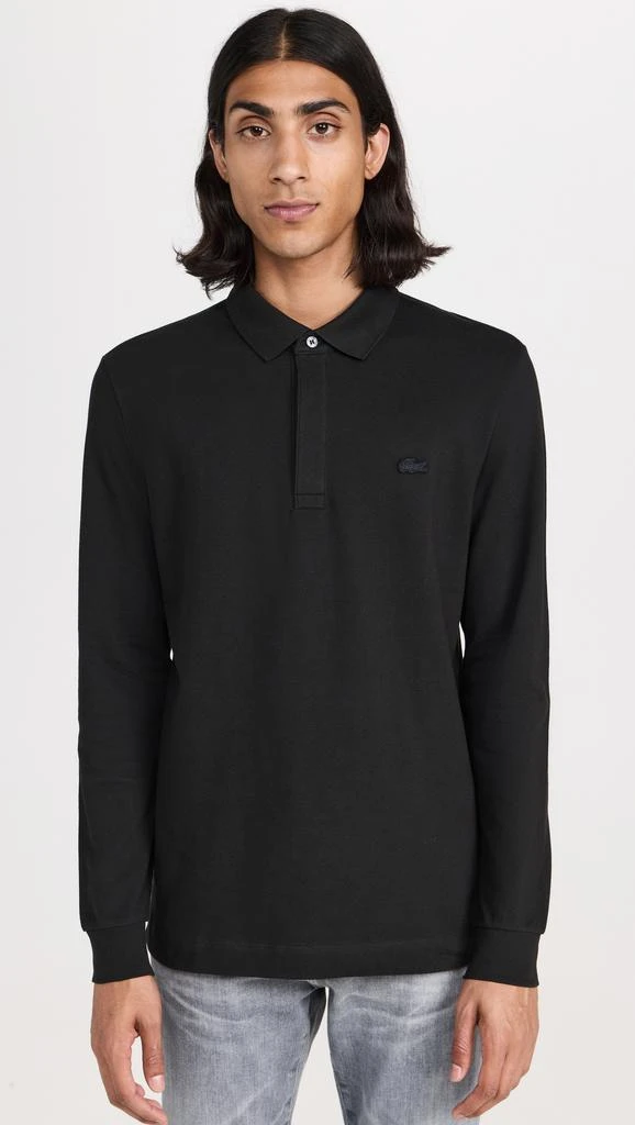 Lacoste Long Sleeve Stretch Cotton Paris Polo 6