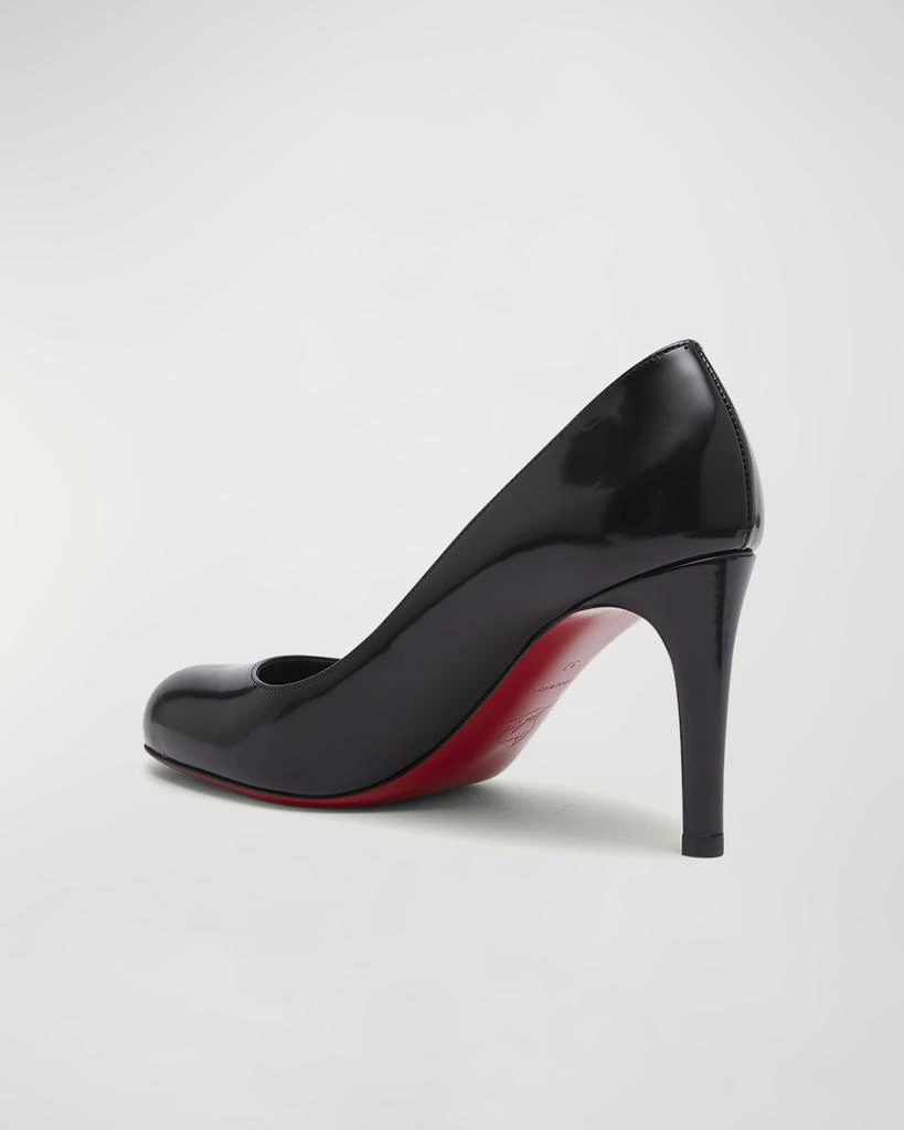 Christian Louboutin Pumppie Abrasivato Red Sole Calfskin Leather Pumps 3