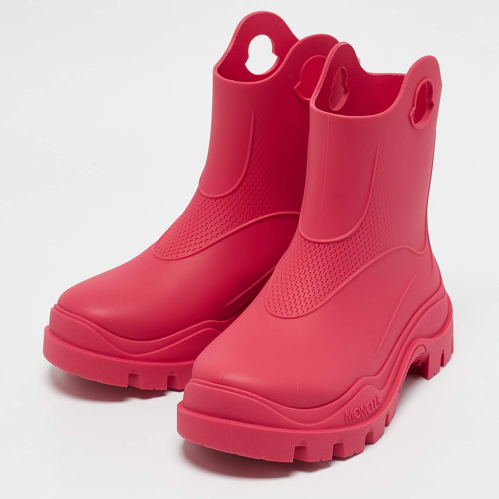 Moncler Moncler Pink Rubber Misty Rain Boots Size 35