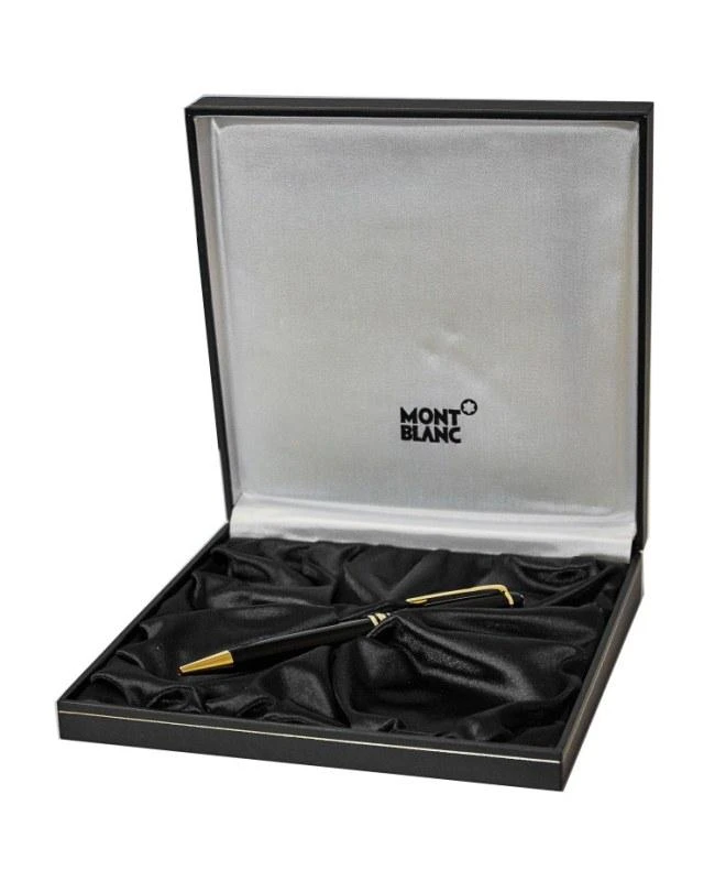 MontBlanc Montblanc Meisterstuck Black Resin Gold Plated Clip Ballpoint Unisex Pen 10883 164-SD 3