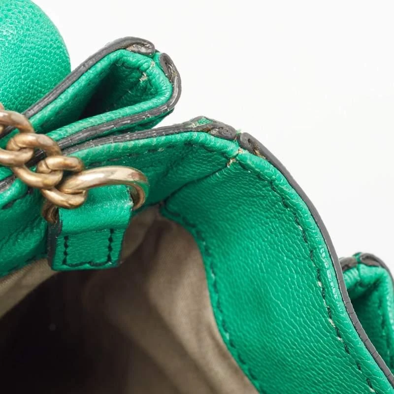 Dolce & Gabbana D&G Green Leather Ania Shoulder Bag 11