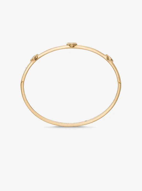 Michael Kors Logo Bezeled Pavé Bangle 2