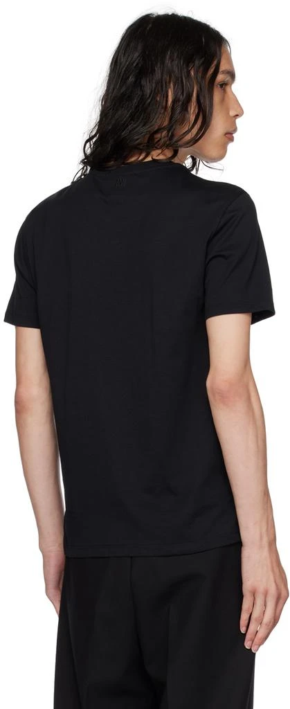 AMI Paris Black Ami de Cœur T-Shirt 3