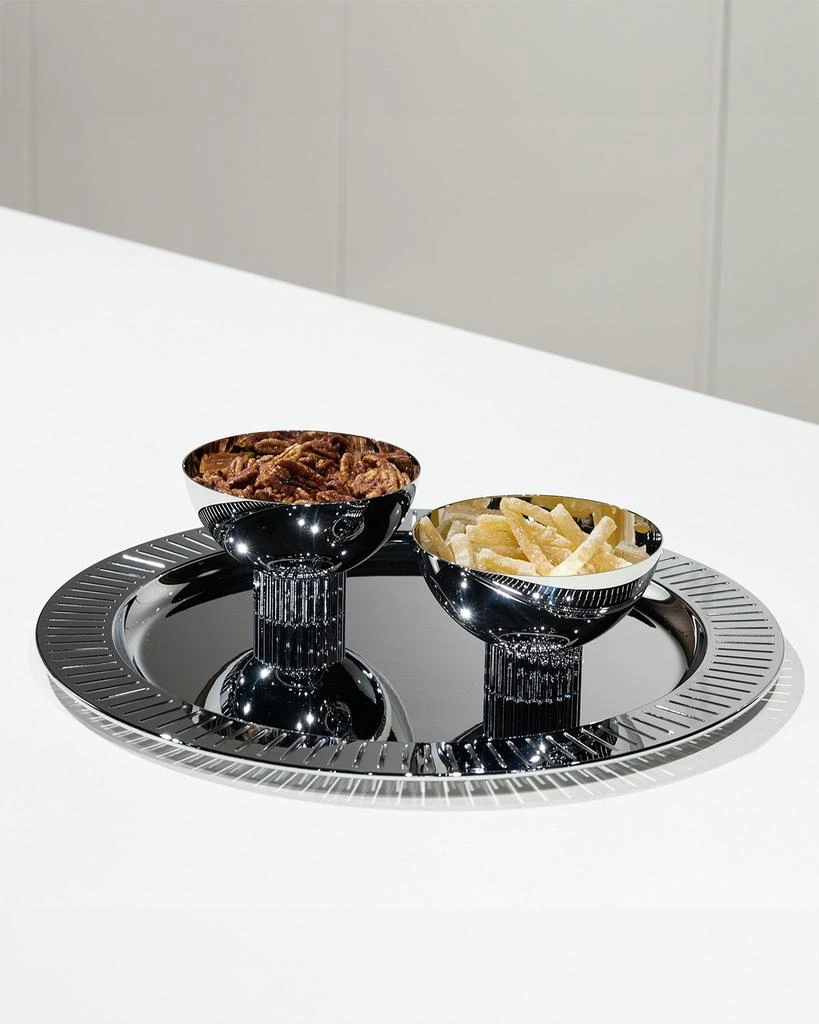 ANNA New York Striations Round Serving Tray, 15.25" 2