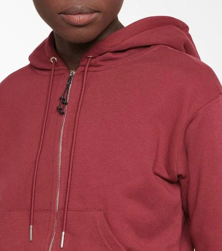 Adam Selman Cropped cotton-blend hoodie 4