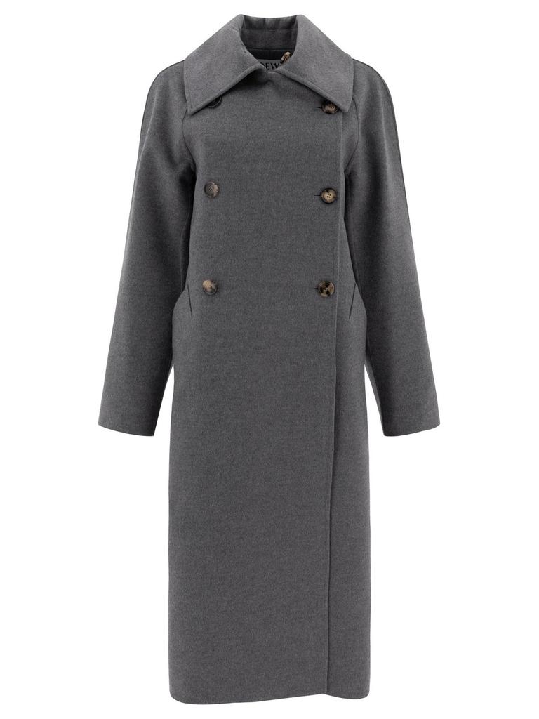 Loewe Double-Breasted Wool-Cashmere Coat - Coats - Compare