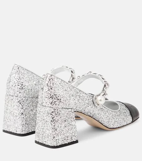 Miu Miu Glitter Mary Jane pumps 3