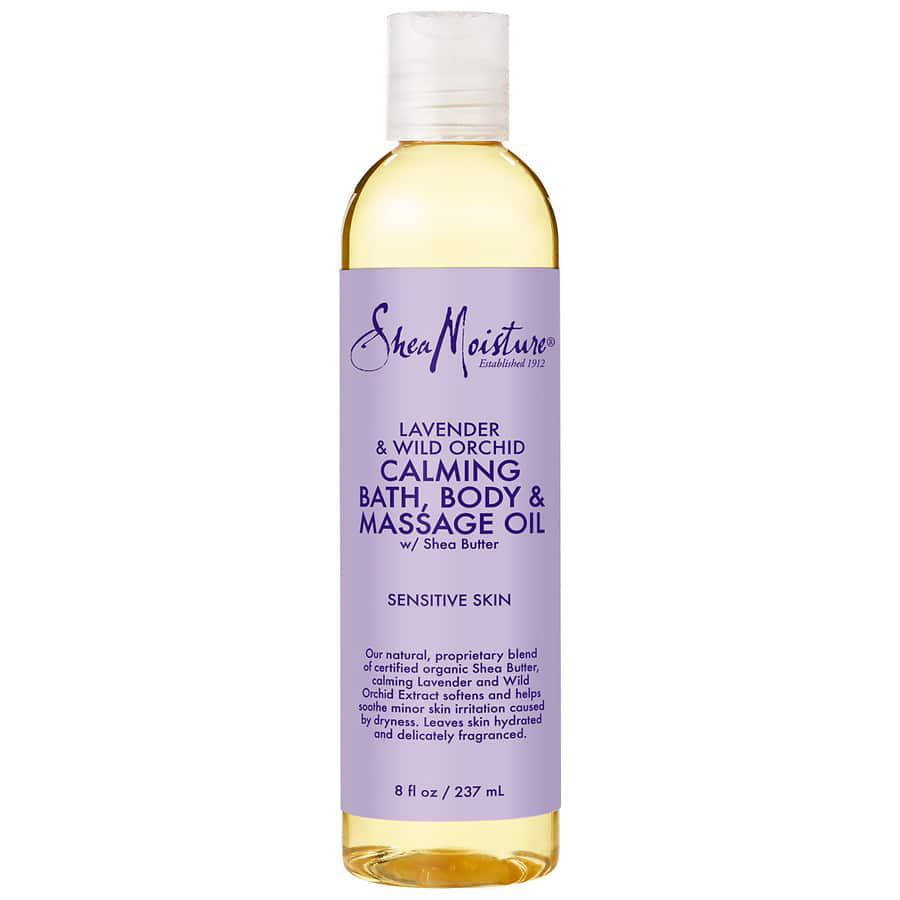 SheaMoisture Bath, Body and Massage Oil Lavender Wild Orchid