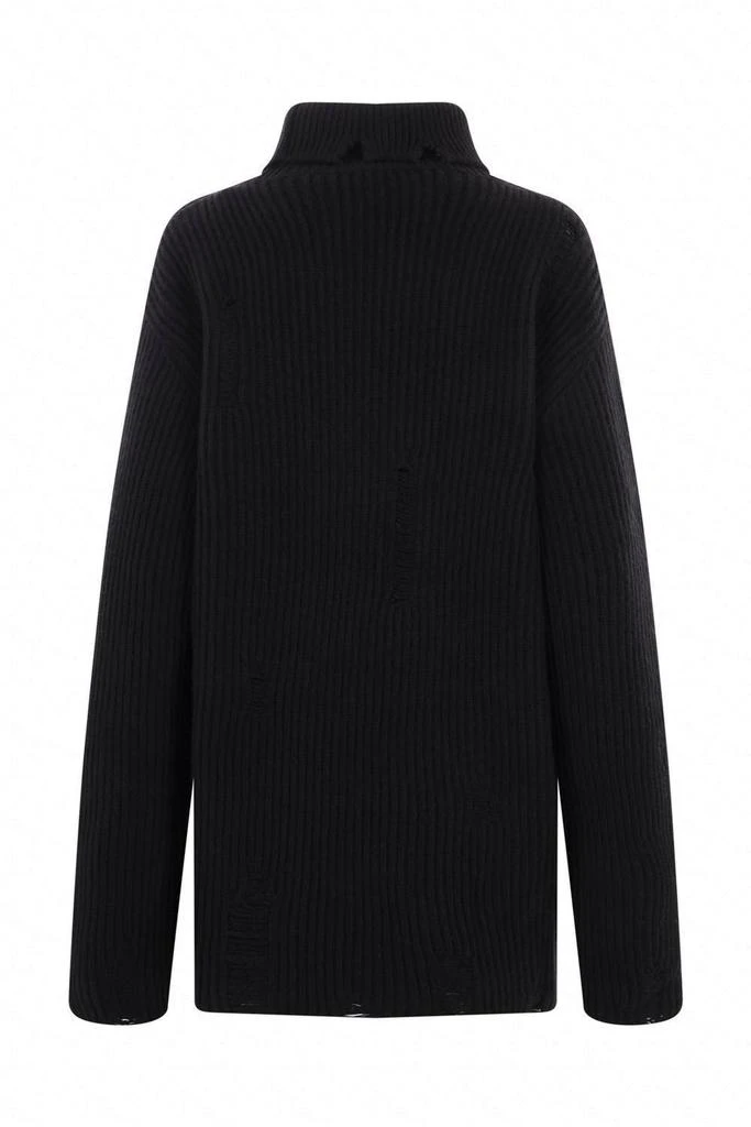 ANN DEMEULEMEESTER High-neck Long-sleeved Sweater 2
