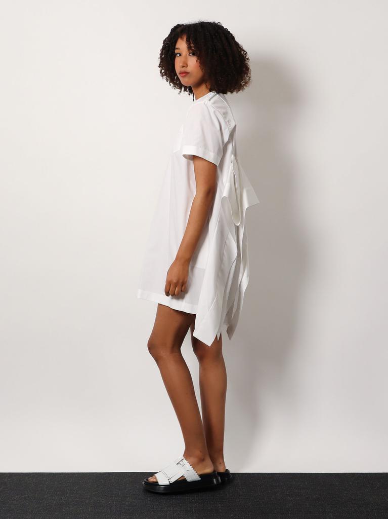 Sacai Dress with draped cotton inserts on the back