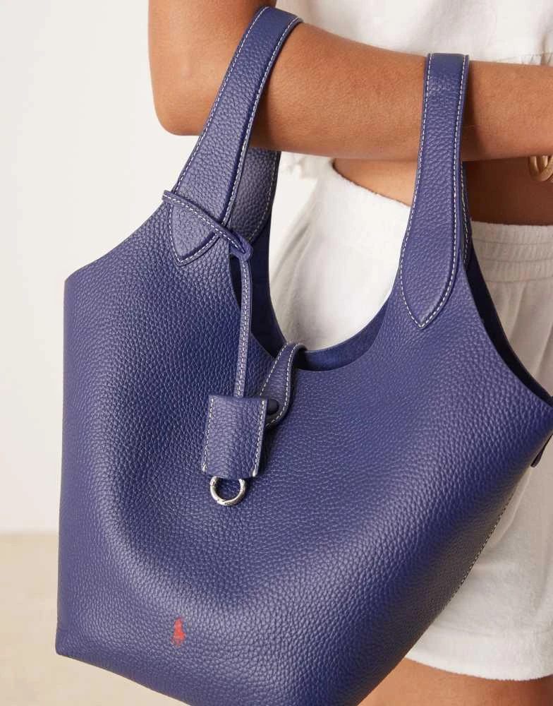 Ralph Lauren Polo Ralph Lauren Play pebble 100% leather medium tote bag in ink 3