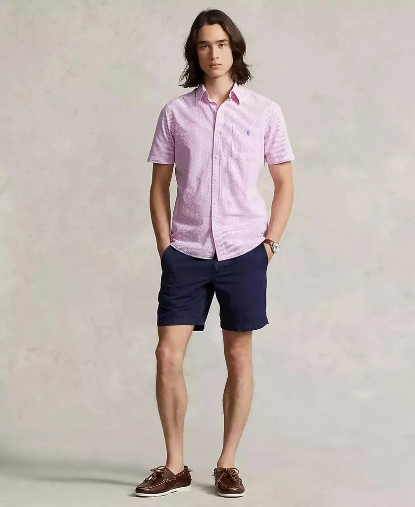 Ralph Lauren Men's RL Prepster Classic-Fit Striped Seersucker Shirt 4