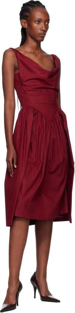 Vivienne Westwood Burgundy Sunday Midi Dress 4