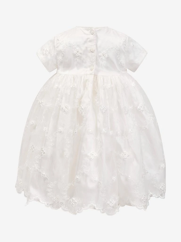 Sarah Louise Sarah Louise Baby Girls Christening Dress And Bonnet in Ivory 3