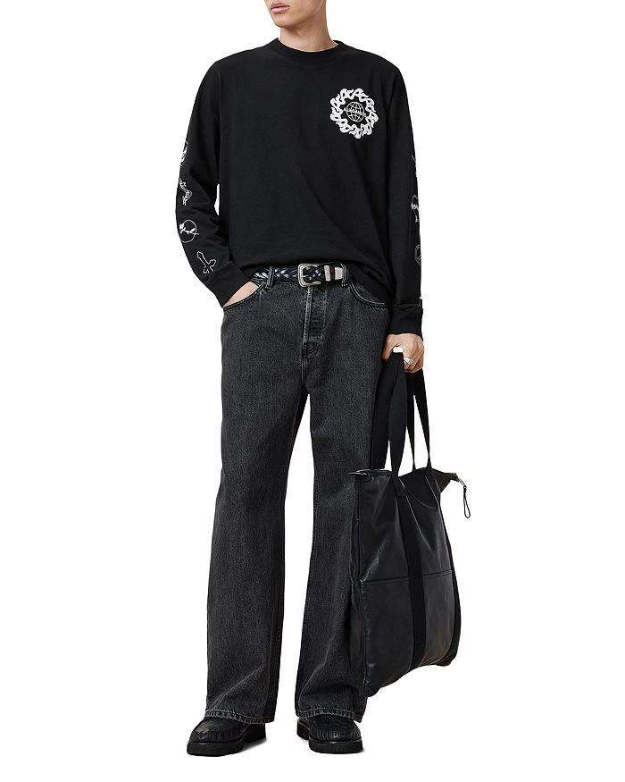 ALL SAINTS Orbital Graphic Print Long Sleeve Tee 2