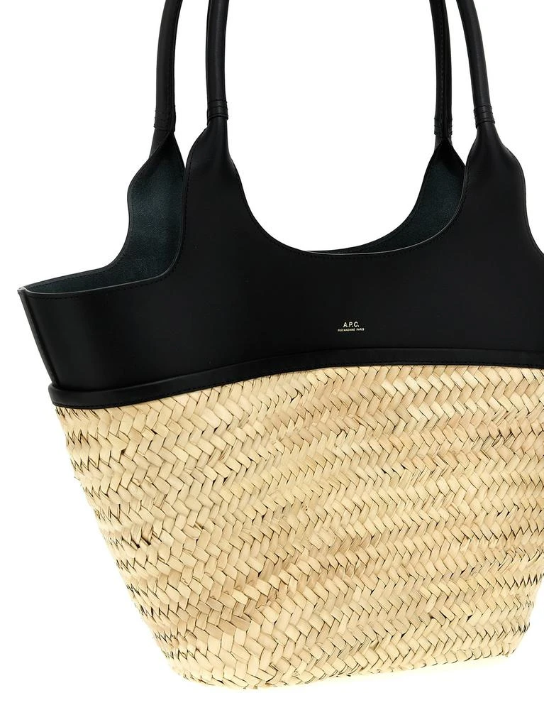 A.P.C. A.P.C. Panier Tanger Straw Tote Bag 3