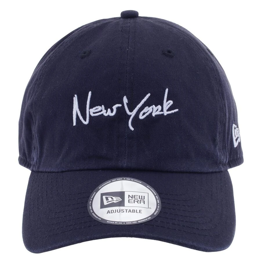 New Era Navy New York Script Classic Cap